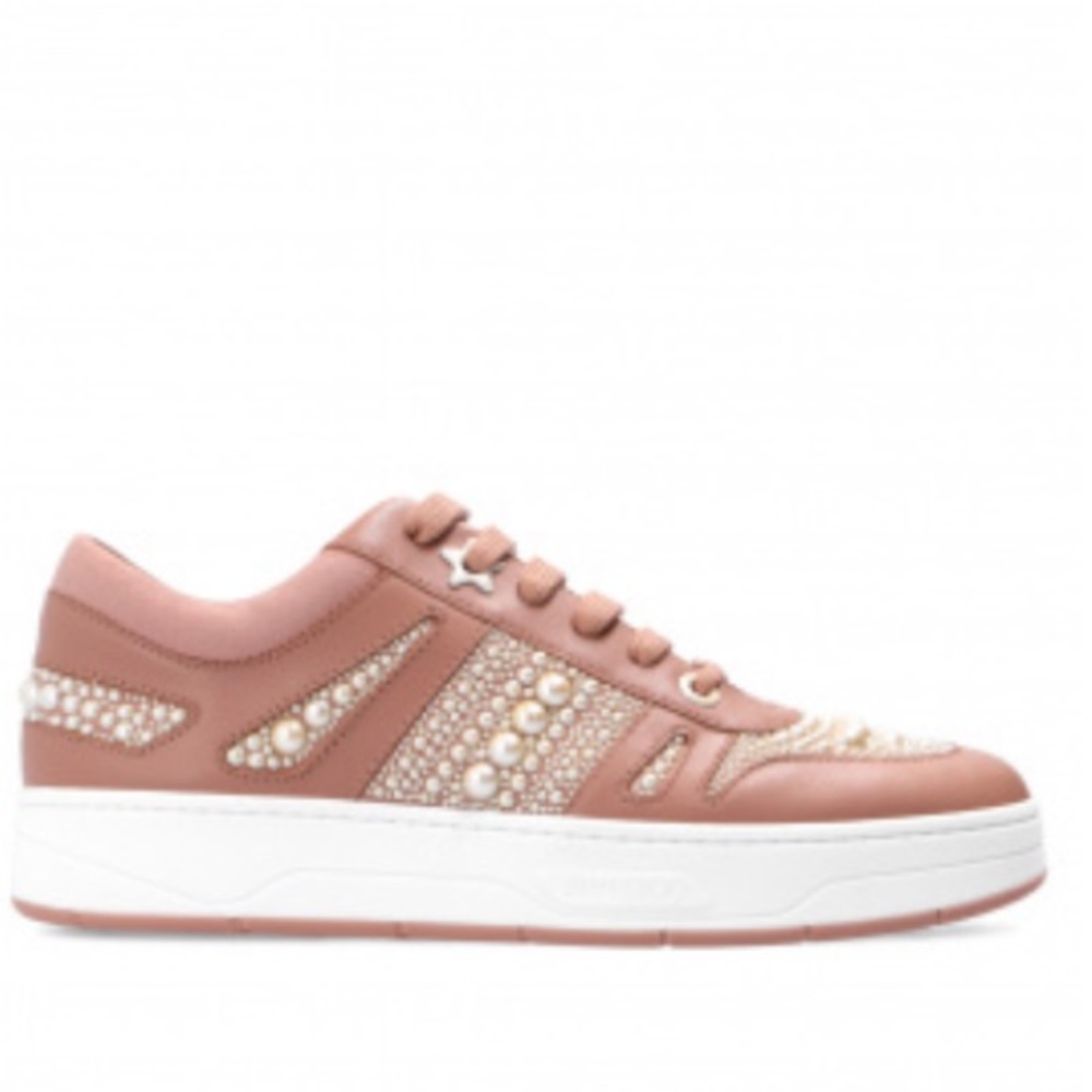 Jimmy Choo Pearl adorned Trainers